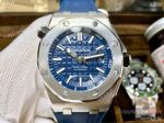 High Quality Audemars Piguet Royal Oak Offshore Diver Watches Blue Dial Blue Rubber strap